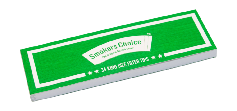 Smokers Choice Filter Tips King Size Green