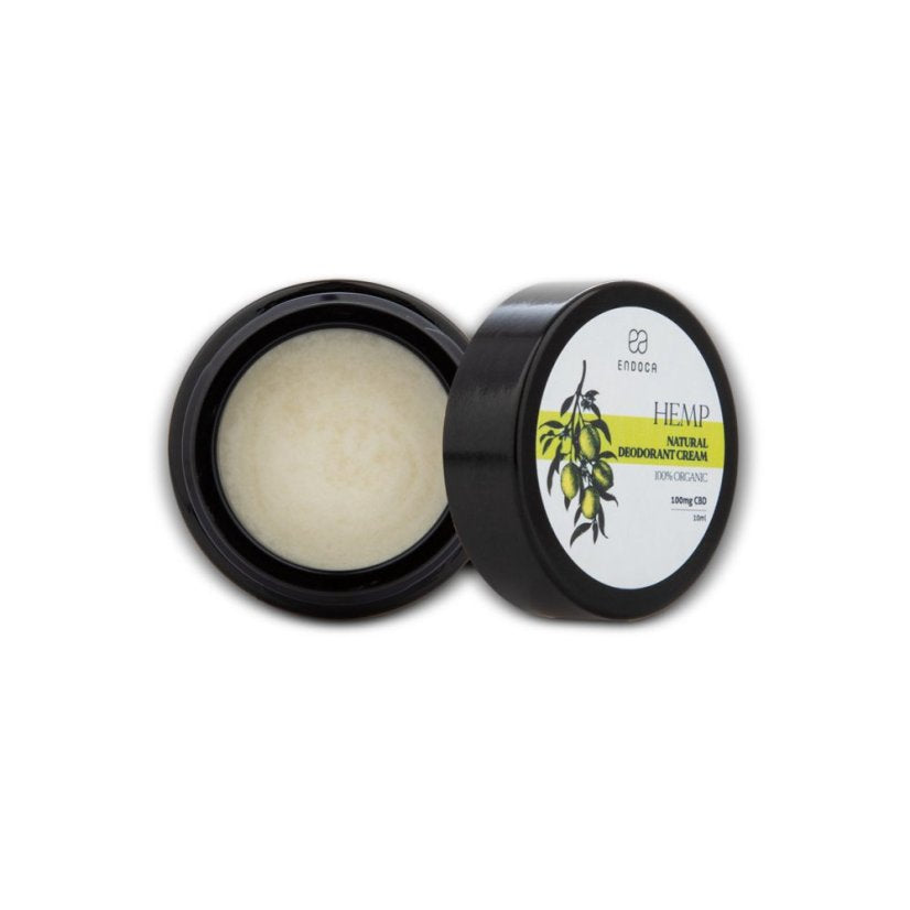 Endoca Natural Deodorant Cream – 100 mg CBD (10 ml)