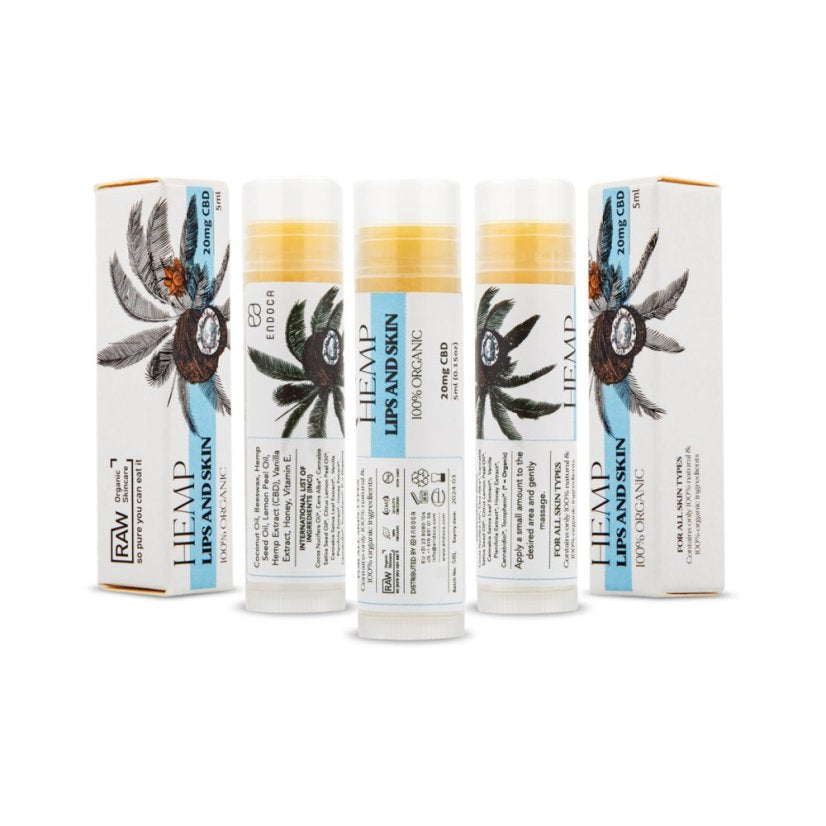 Endoca Balm Lips & Skin – 20 mg CBD (5 ml)
