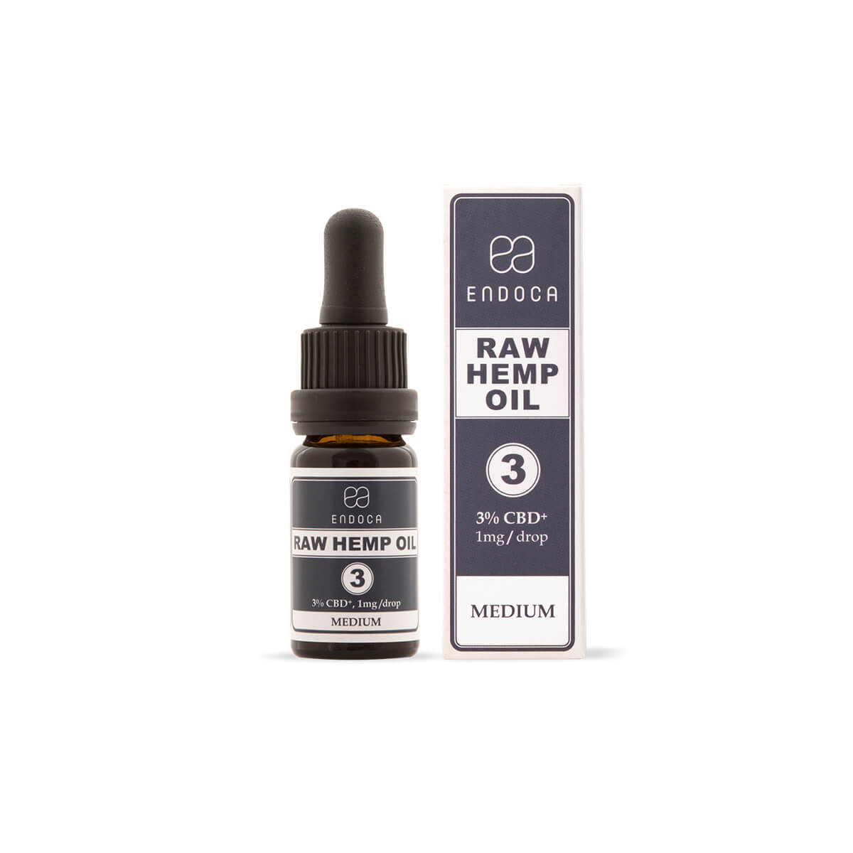 Endoca - RAW 3% CBD Olie