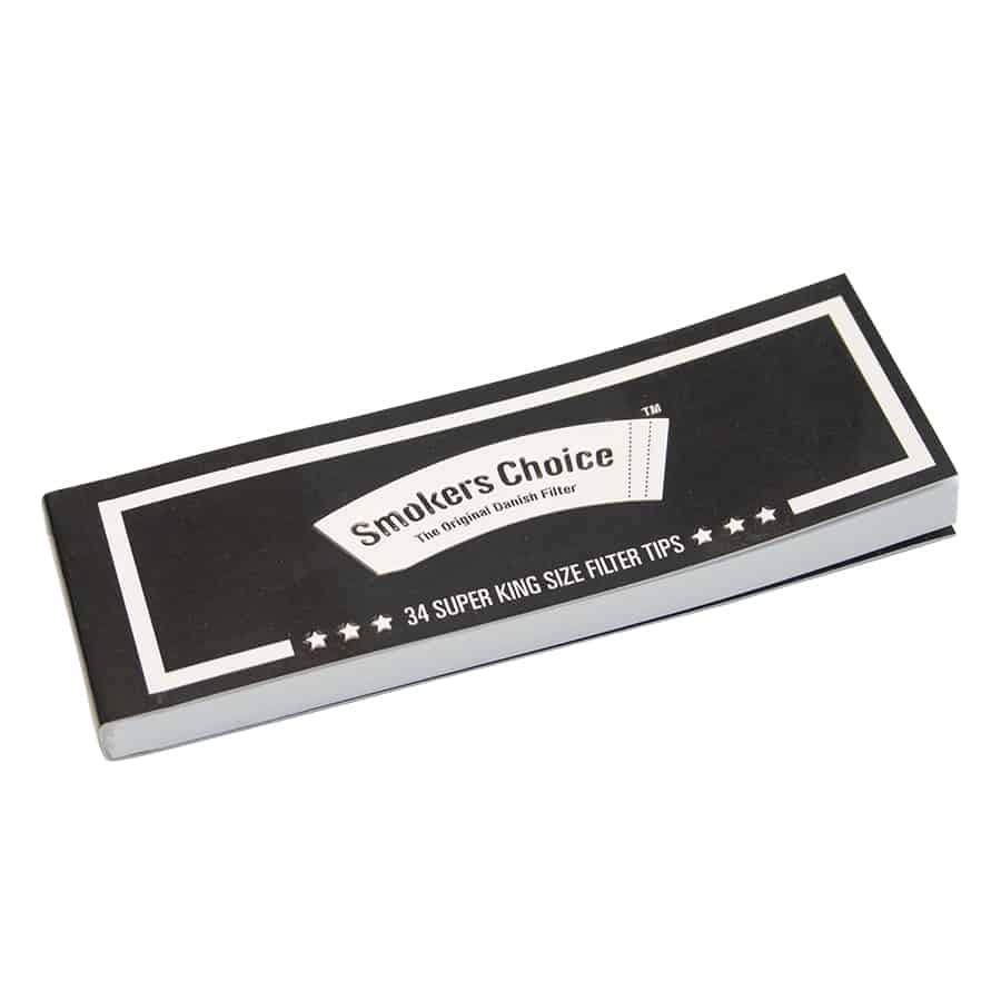 Smokers Choice – Mega Pack Pre-Cut Black Super King Size Filtertips