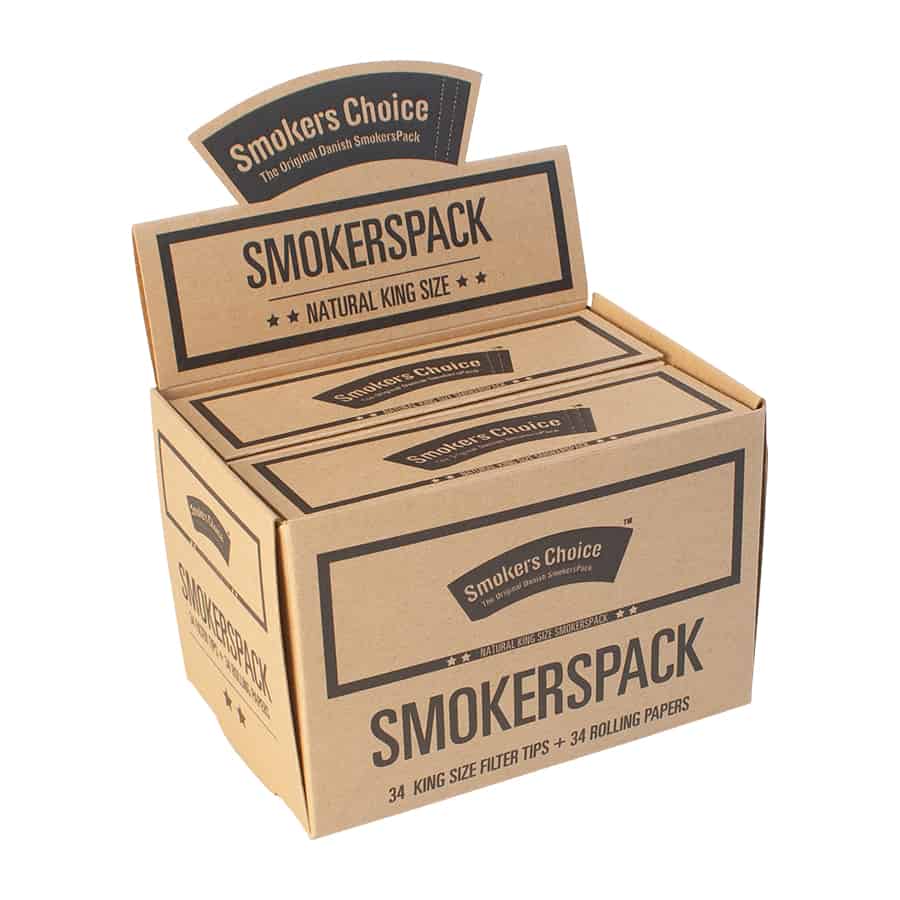 Smokers Choice - SmokersPack King Size Bruin 34 stuks.