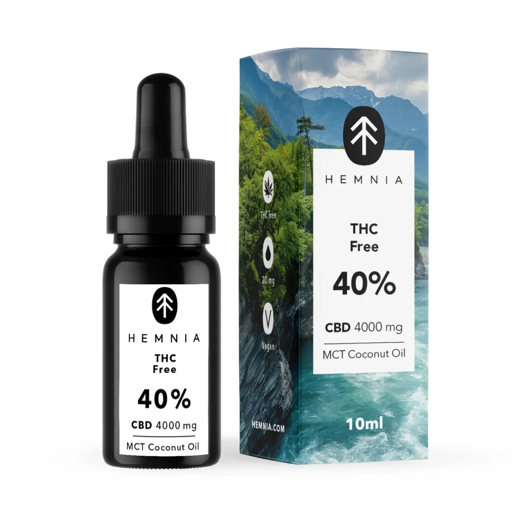 Hemnia CBD-olie 40% 4000 mg, 10 ml