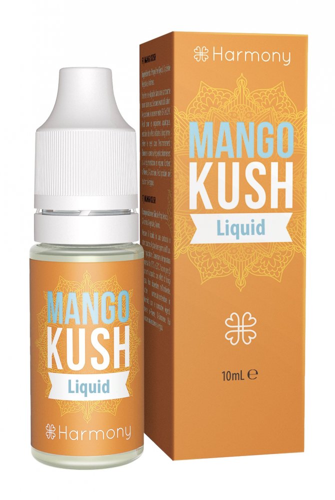 Harmony CBD Liquid Mango Kush 10ml, 30-600 mg CBD