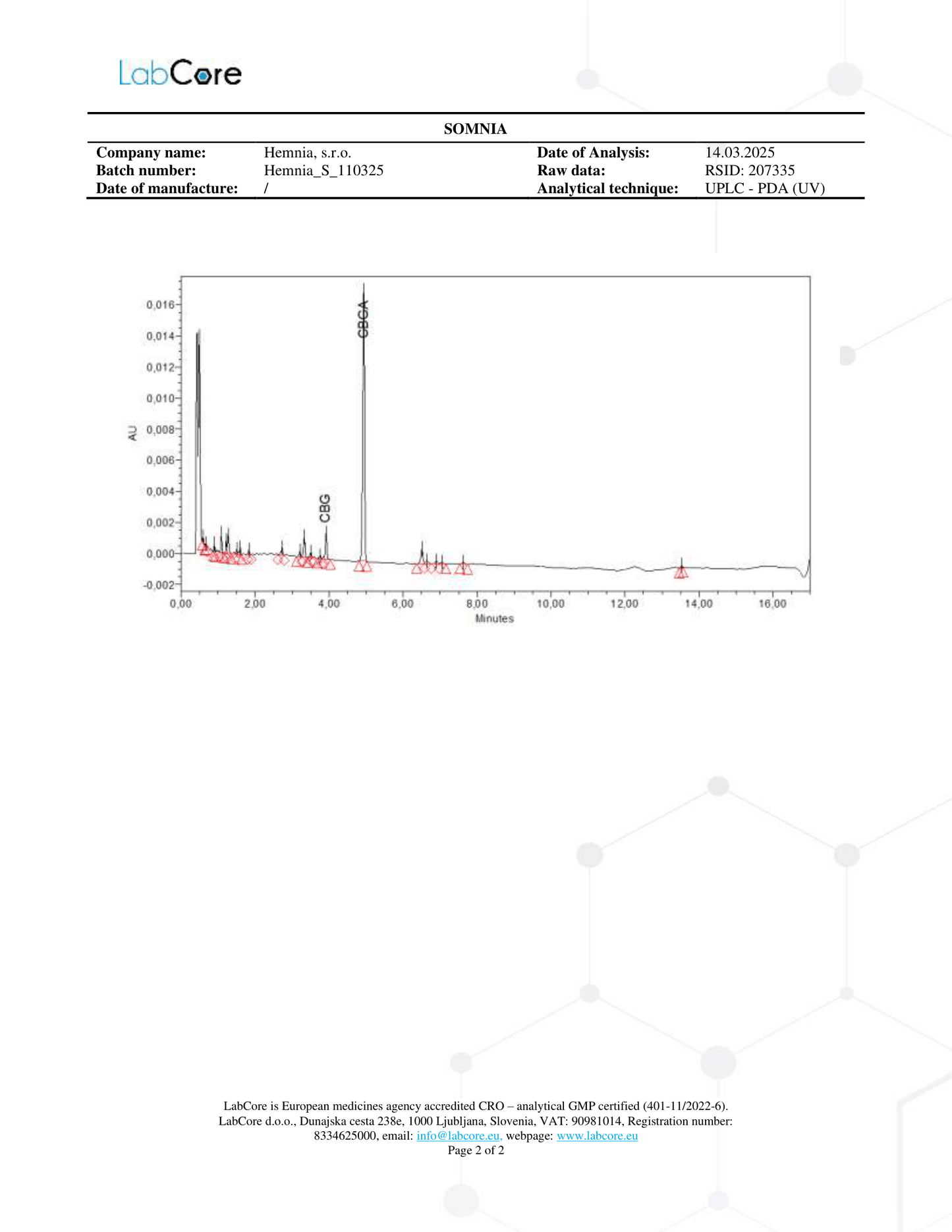 Hemnia SOMNIA – Urteblanding med hamp (50 g)