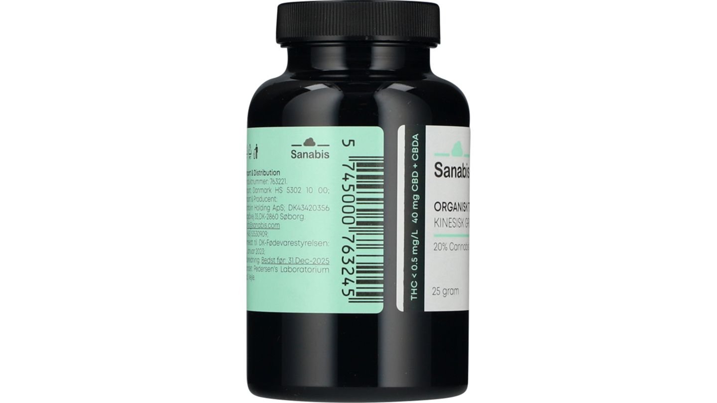 Sanabis - Kinesisk grøn te organisk med CBD 20%