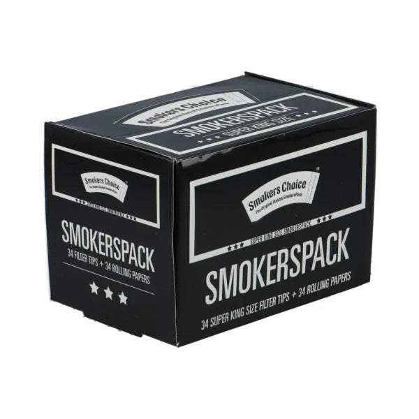 Smokers Choice – SmokersPack Zwart Super King Size 34 stuks.