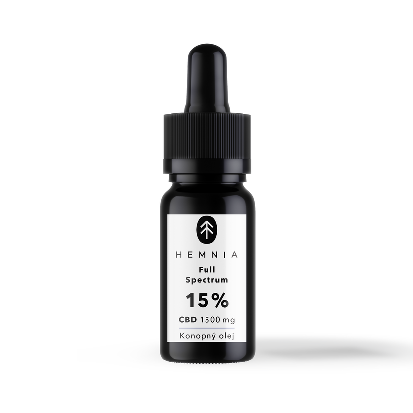 Hemnia Full-Spectrum CBD Hennepolie 15%, 1500 mg, 10 ml