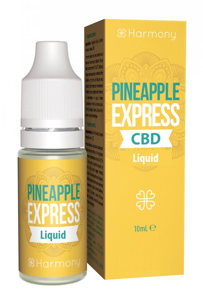 Harmony CBD Liquid Pineapple Express 10ml, 30-600 mg CBD