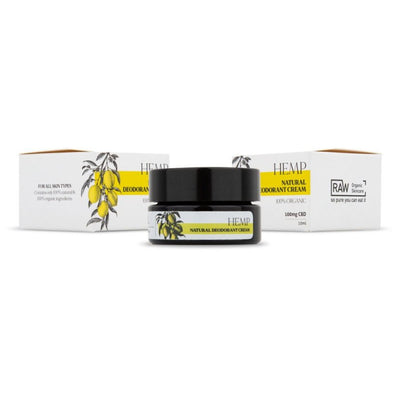 Endoca Natural Deodorant Cream – 100 mg CBD (10 ml)