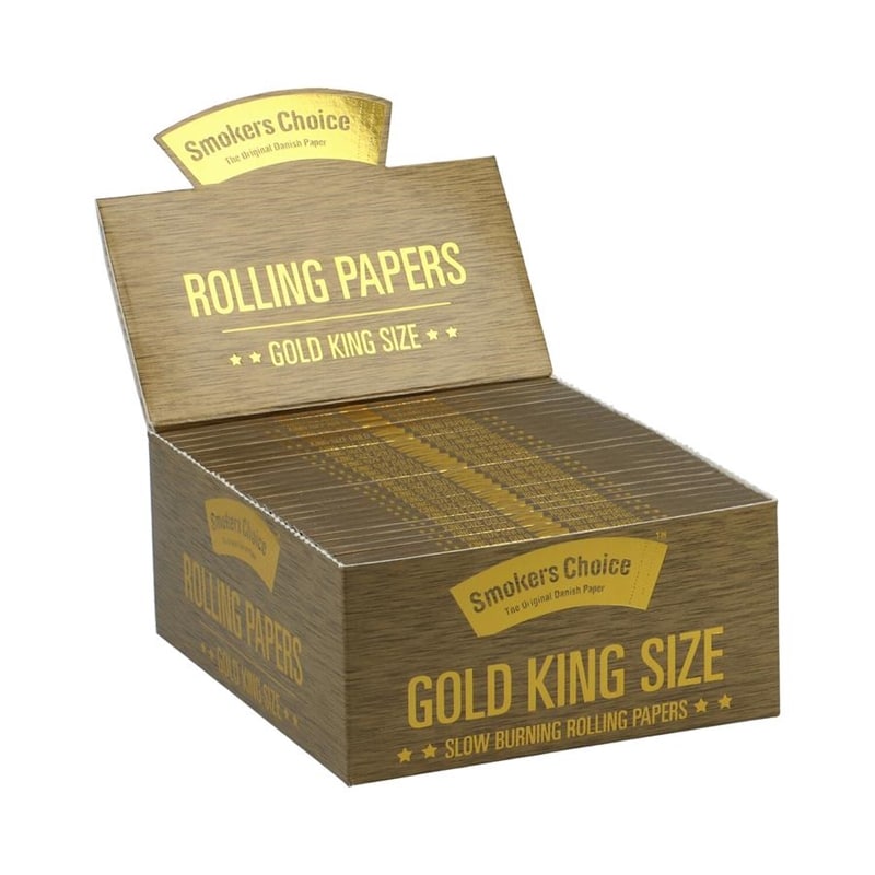 Smokers Choice - Vloeipapier Goud King Size