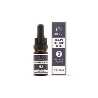 Endoca - RAW 3% CBD-olie