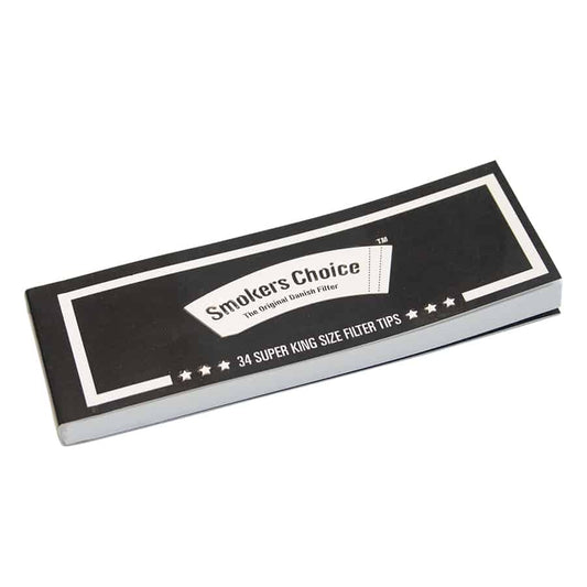 Smokers Choice – Mega Pack Pre-Cut Black Super King Size Filtertips